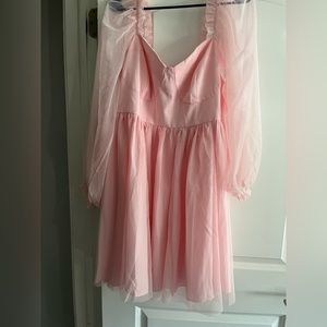 NWT Eloquii Baby Pink Dress Size 16